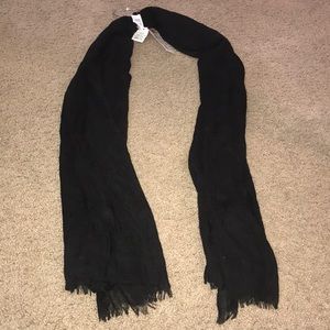 NWT Black scarf- light material